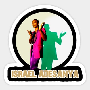 Israel adesanya t-shirt Sticker